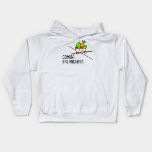 Comida Balanceada Spanish Pun Kids Hoodie